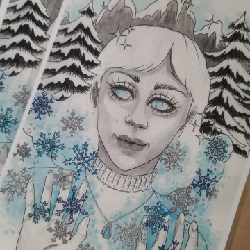 Snowflake Mistress 5x7 Print