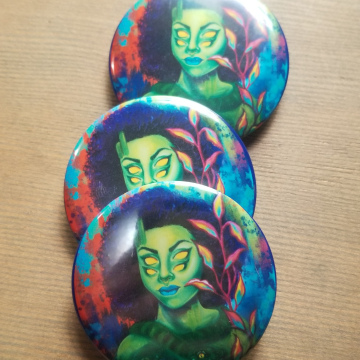 Medusa 2.25 Inch Button