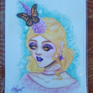 Butterfly Bush 8x10 Print
