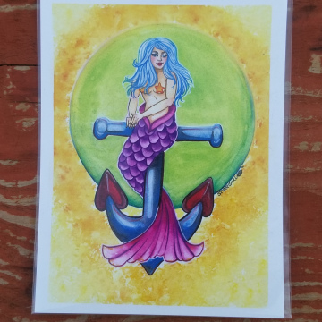 In Love with a Sailor 5x7 Print