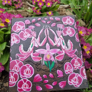 Orchid Mantis Trinket Box