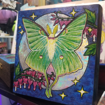 Luna Moth Trinket Box