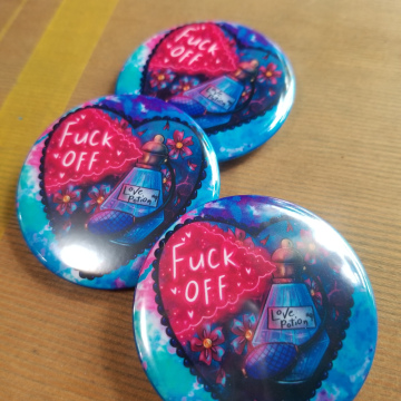 Love Potion 2 Inch Button