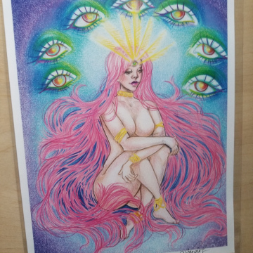 All Seeing 8x10 Print