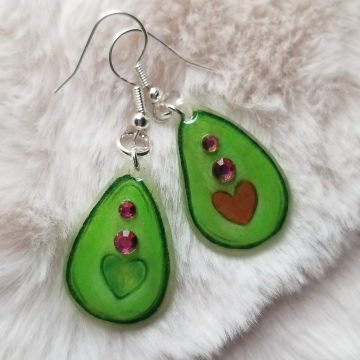 Avacado Love Earrings